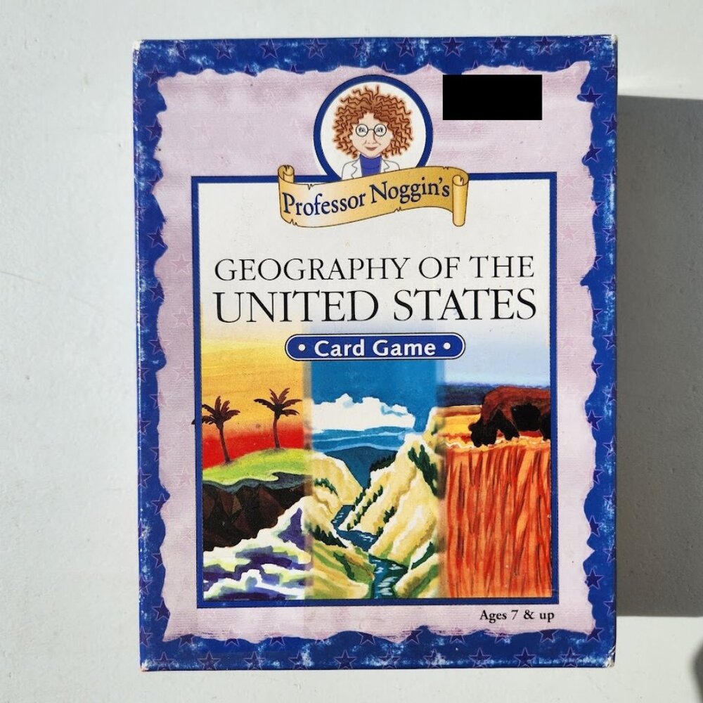 Professor Noggin's Geography Card Game Fun and Educational Family Trivia Game Ge